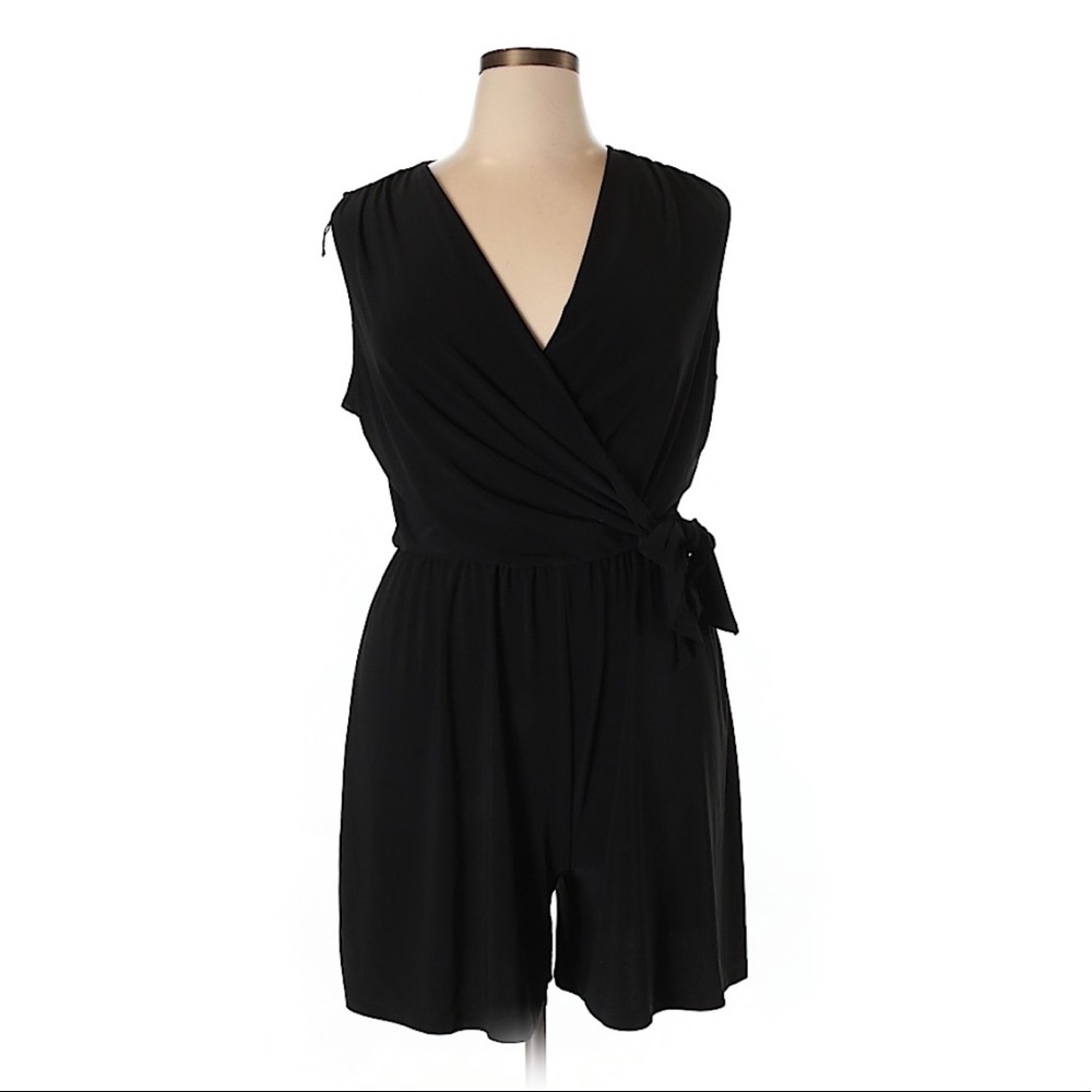 Sleeveless Black Romper